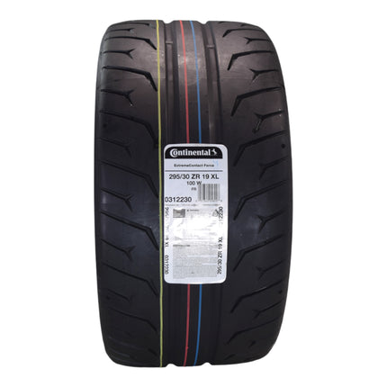 Conti by Hoosier Racing Tire 295/30R19 100W XL CONTACT FORCE - Ultra-High Track Performance Tire with Hoosier Keychain (2 Pack)