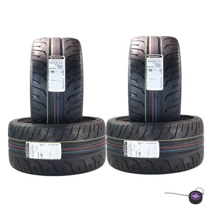 Conti by Hoosier Racing Tire 295/30R19 100W XL CONTACT FORCE - Ultra-High Track Performance Tire with Hoosier Keychain (4 Pack)