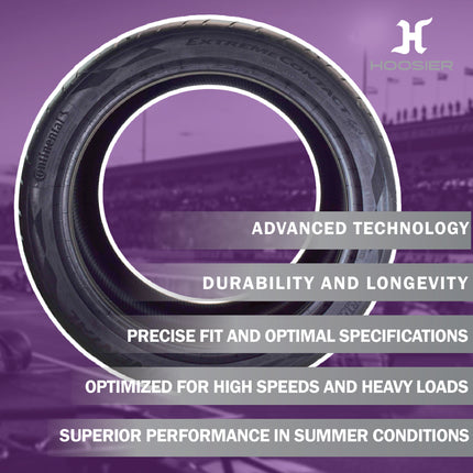 Conti by Hoosier Racing Tire 325/30R19 105W XL CONTACT FORCE - Ultra-High Track Performance Tire with Hoosier Keychain