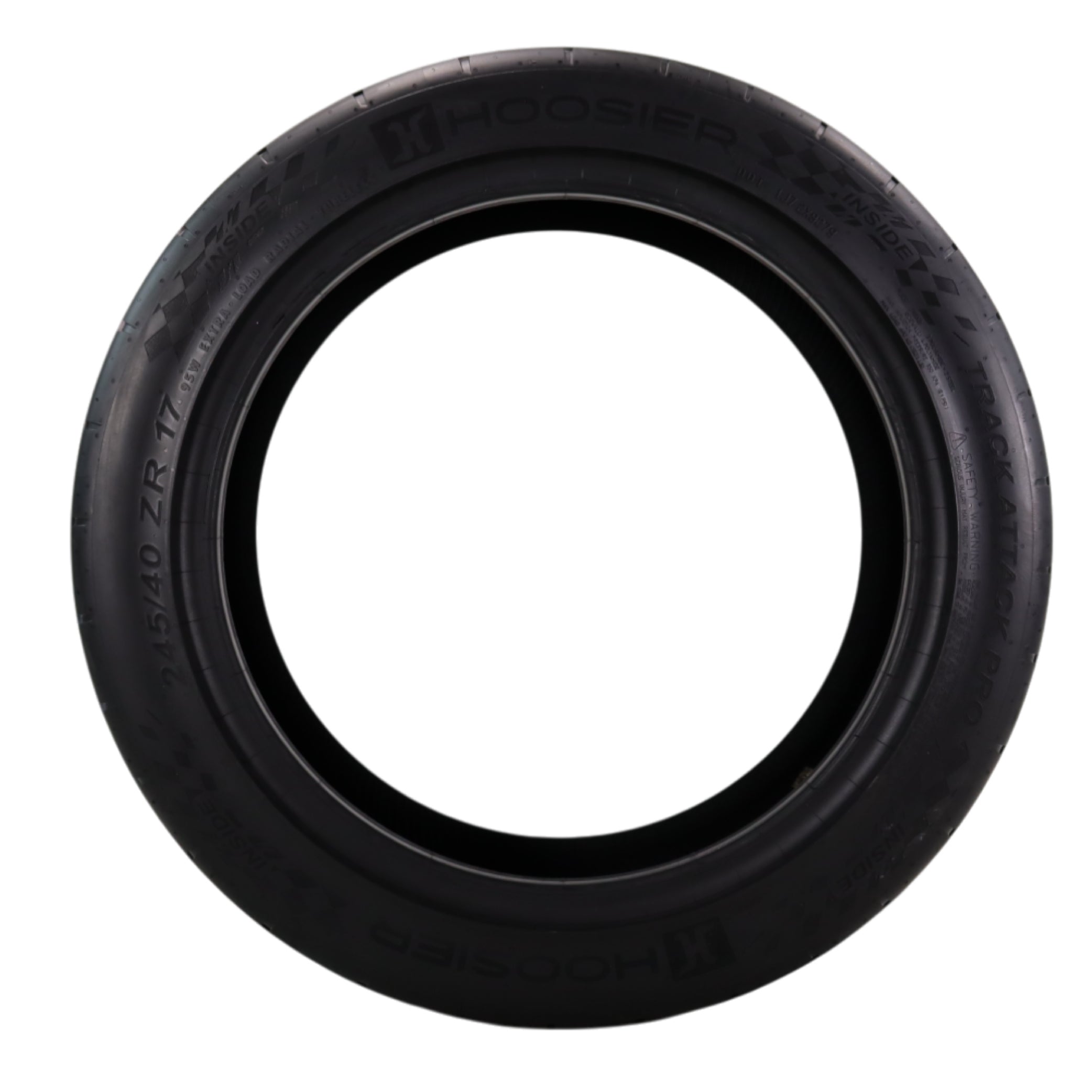 Hoosier TrackAttack Pro Racing Tire 245/40ZR17 95W XL w/ Hoosier Keychain (4pk)