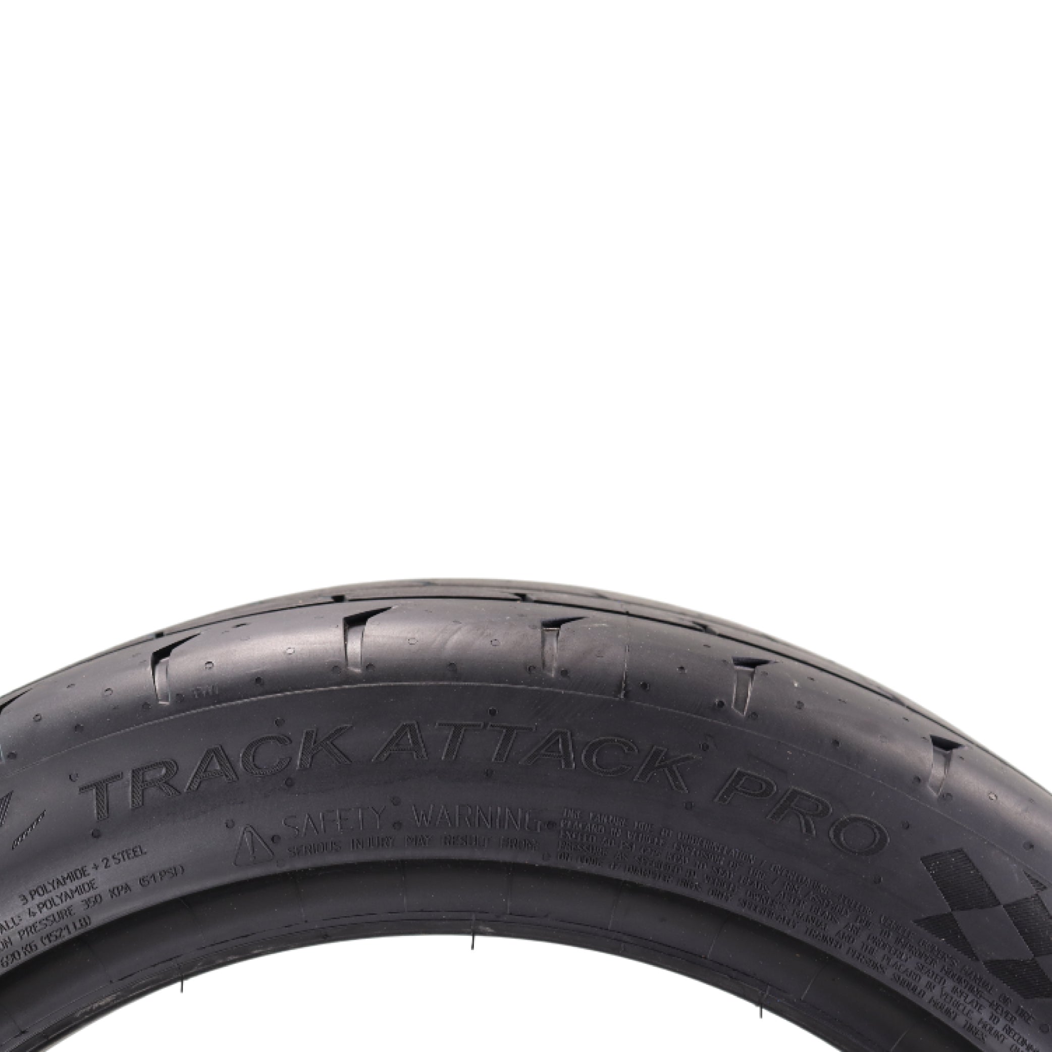 Hoosier TrackAttack Pro Racing Tire 245/40ZR17 95W XL w/ Hoosier Keychain (4pk)