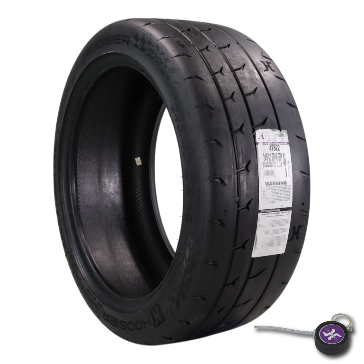 Hoosier TrackAttack Pro Racing Tire 245/40ZR18 97Y XL w/ Hoosier Keychain