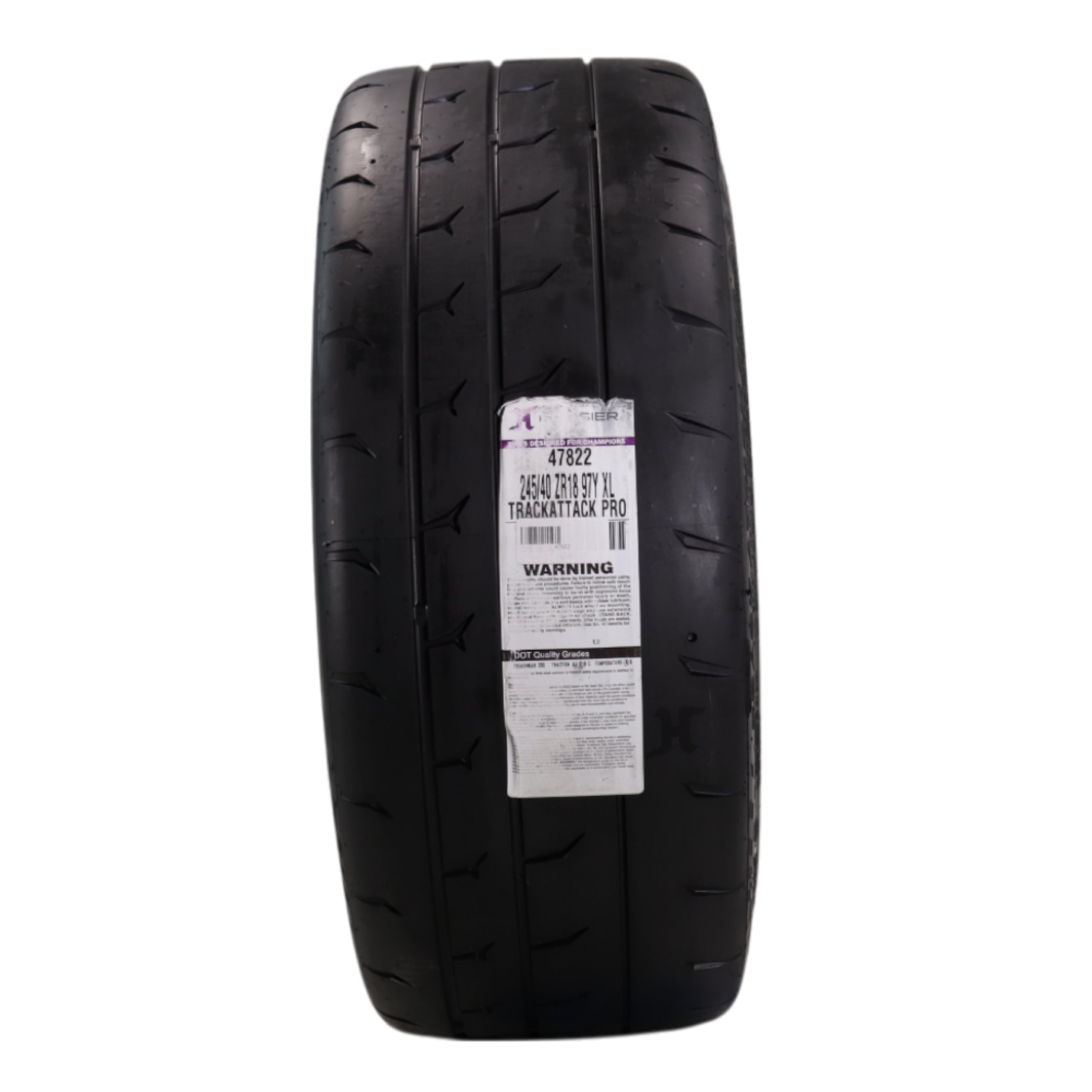 Hoosier TrackAttack Pro Racing Tire 245/40ZR18 97Y XL w/ Hoosier Keychain