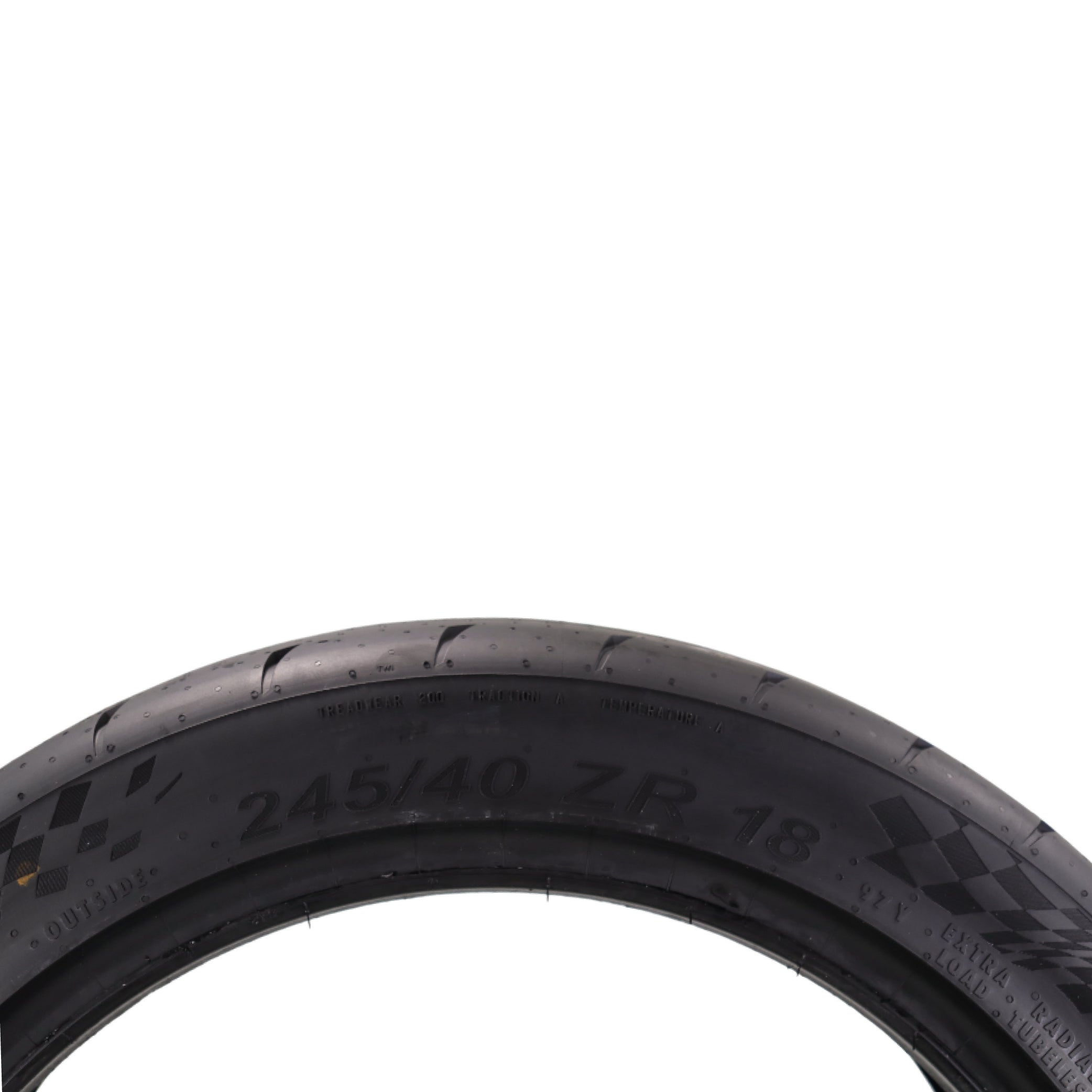 Hoosier TrackAttack Pro Racing Tire 245/40ZR18 97Y XL w/ Hoosier Keychain