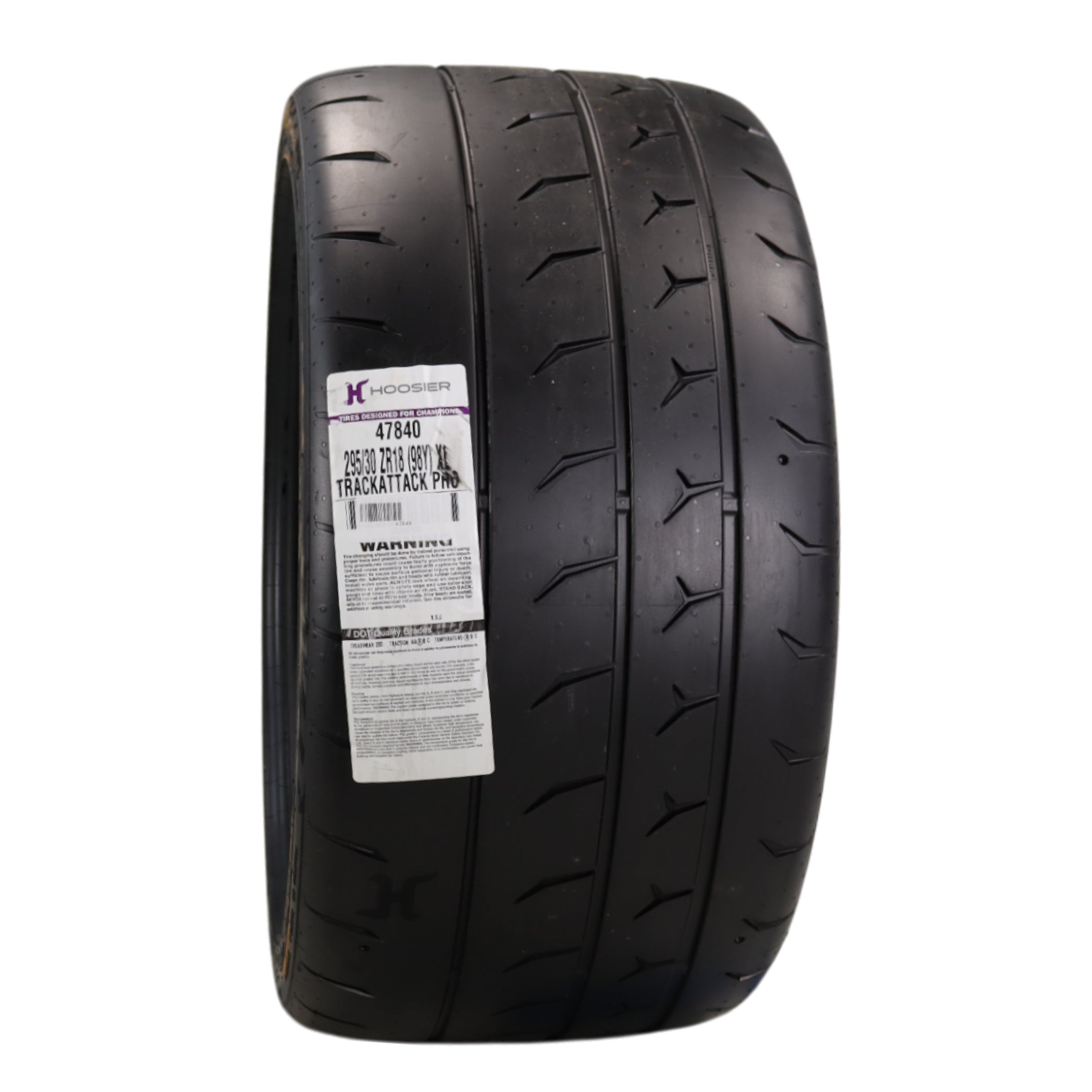 Hoosier TrackAttack Pro Racing Tire 295/30ZR18 103Y XL - High Performance Car Tire Engineered for Track and Street Racing with Hoosier Keychain Made in the USA (2 Pack)