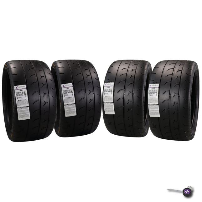 Hoosier TrackAttack Pro Racing Tire 295/30ZR18 103Y XL - High Performance Car Tire Engineered for Track and Street Racing with Hoosier Keychain Made in the USA (4 Pack)