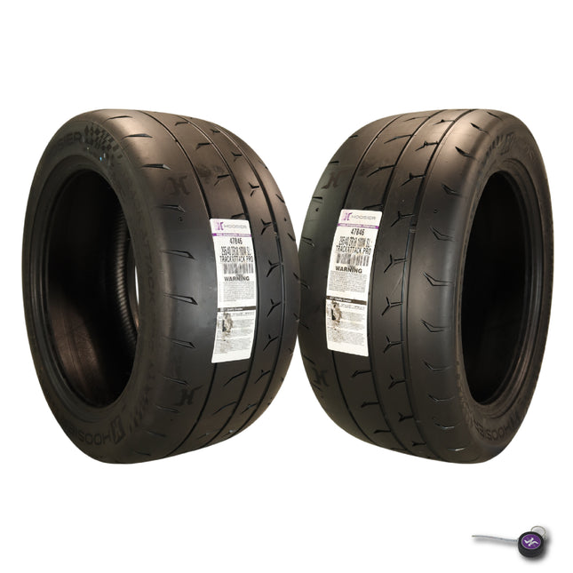 Hoosier TrackAttack Pro Racing Tire 295/40ZR18 103W XL - High Performance Car Tire Engineered for Track and Street Racing with Hoosier Keychain (295/40/ZR18) (2pk)