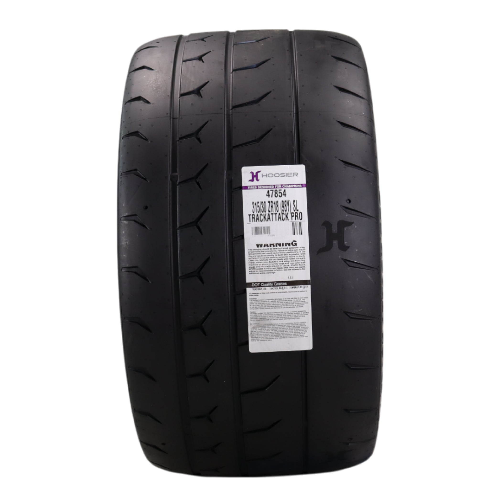 Hoosier TrackAttack Pro Racing Tire 315/30ZR18 98Y XL - High Performance Car Tire Engineered for Track and Street Racing with Hoosier Keychain Made in the USA