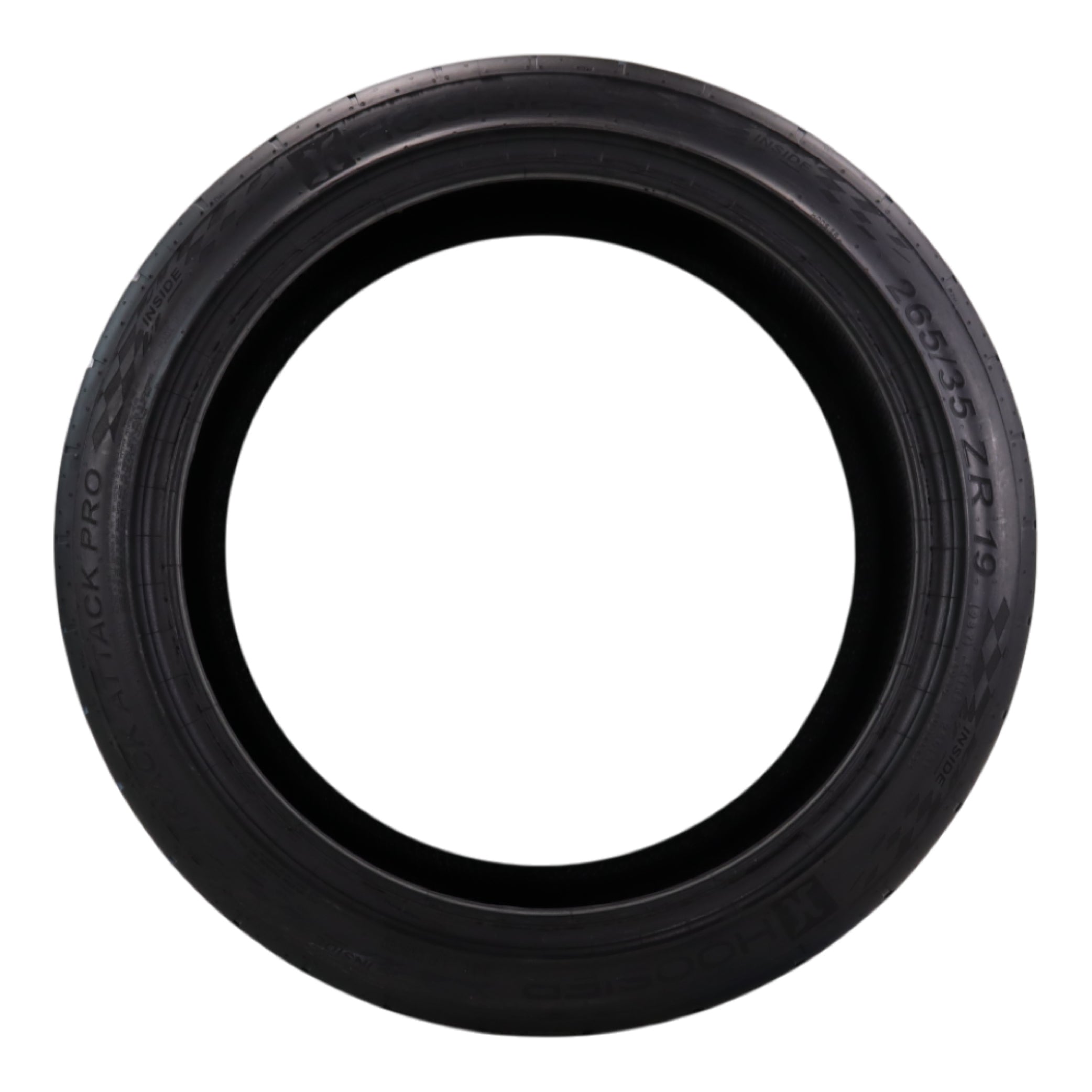 Hoosier TrackAttack Pro Racing Tire 265/35ZR19 98Y XL - High Performance Car Tire Engineered for Track and Street Racing with Hoosier Keychain Made in the USA