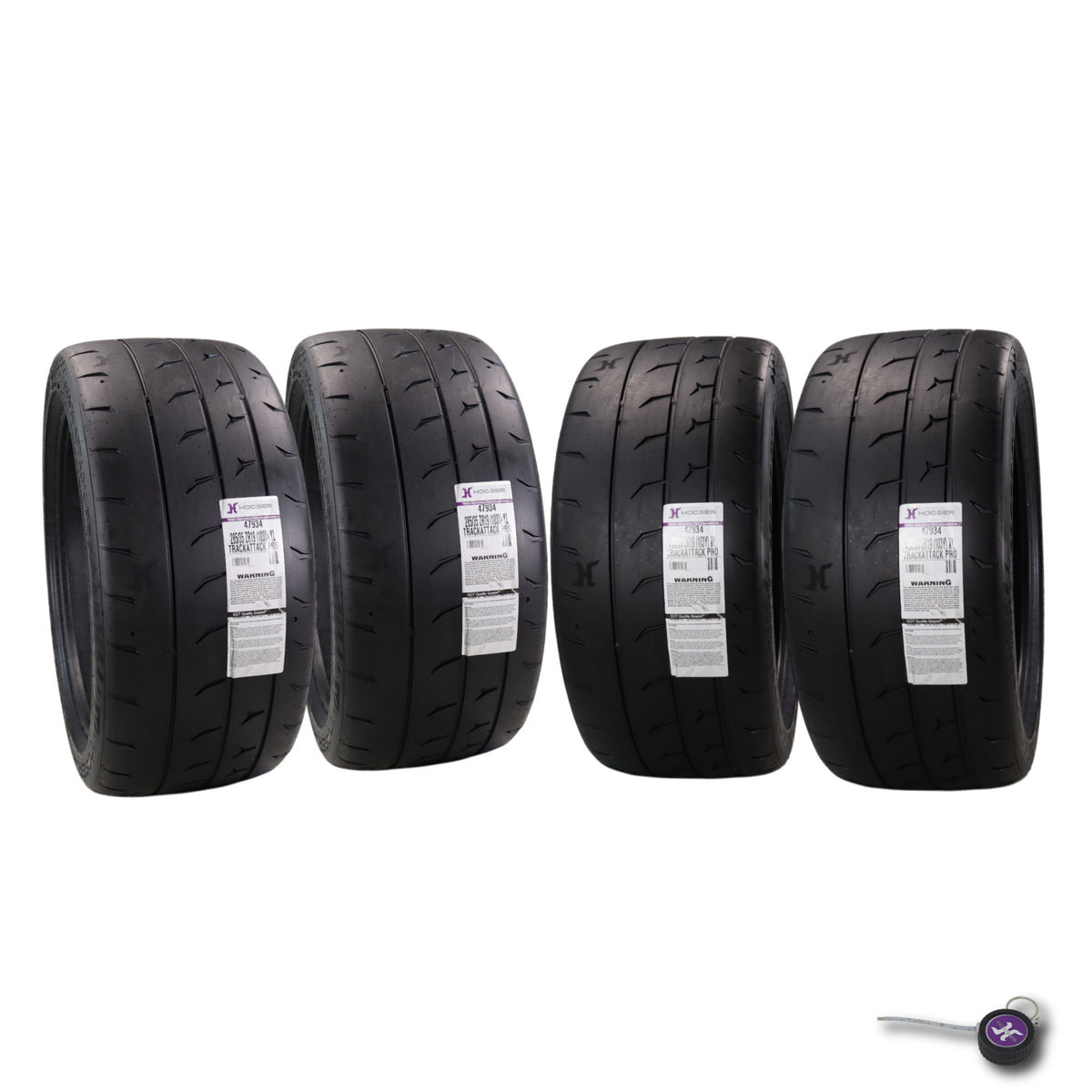 Hoosier TrackAttack Pro Racing Tire 285/35ZR19 103Y XL w/ Hoosier Keychain (4pk)