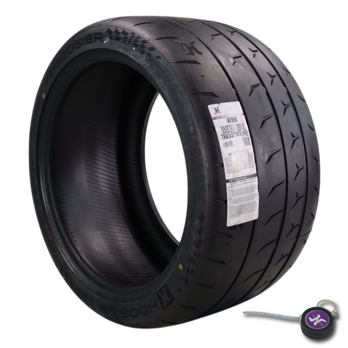 Hoosier TrackAttack Pro Racing Tire 325/30ZR19 105Y XL w/ Hoosier Keychain