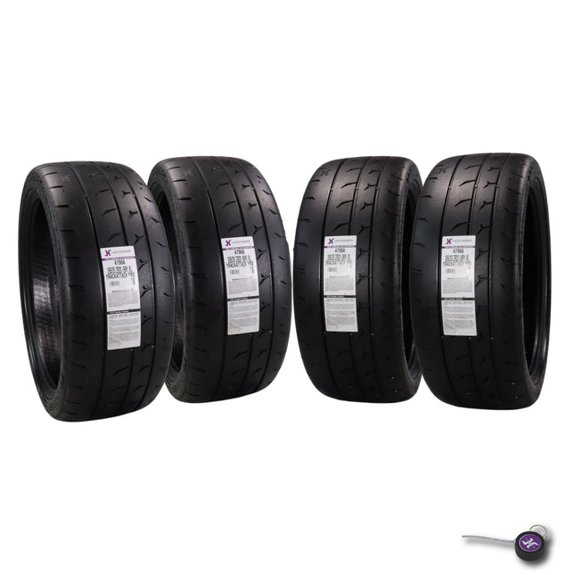 Hoosier TrackAttack Pro Racing Tire 265/35ZR20 99Y XL - High Performance Car Tire Engineered for Track and Street Racing with Hoosier Keychain Made in the USA (2 Pack)