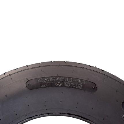 Hoosier UTV Tire 27.5/8.0-15 P1000 - 49400M500 for Side by Side & Off-Road Racing with Hoosier Keychain