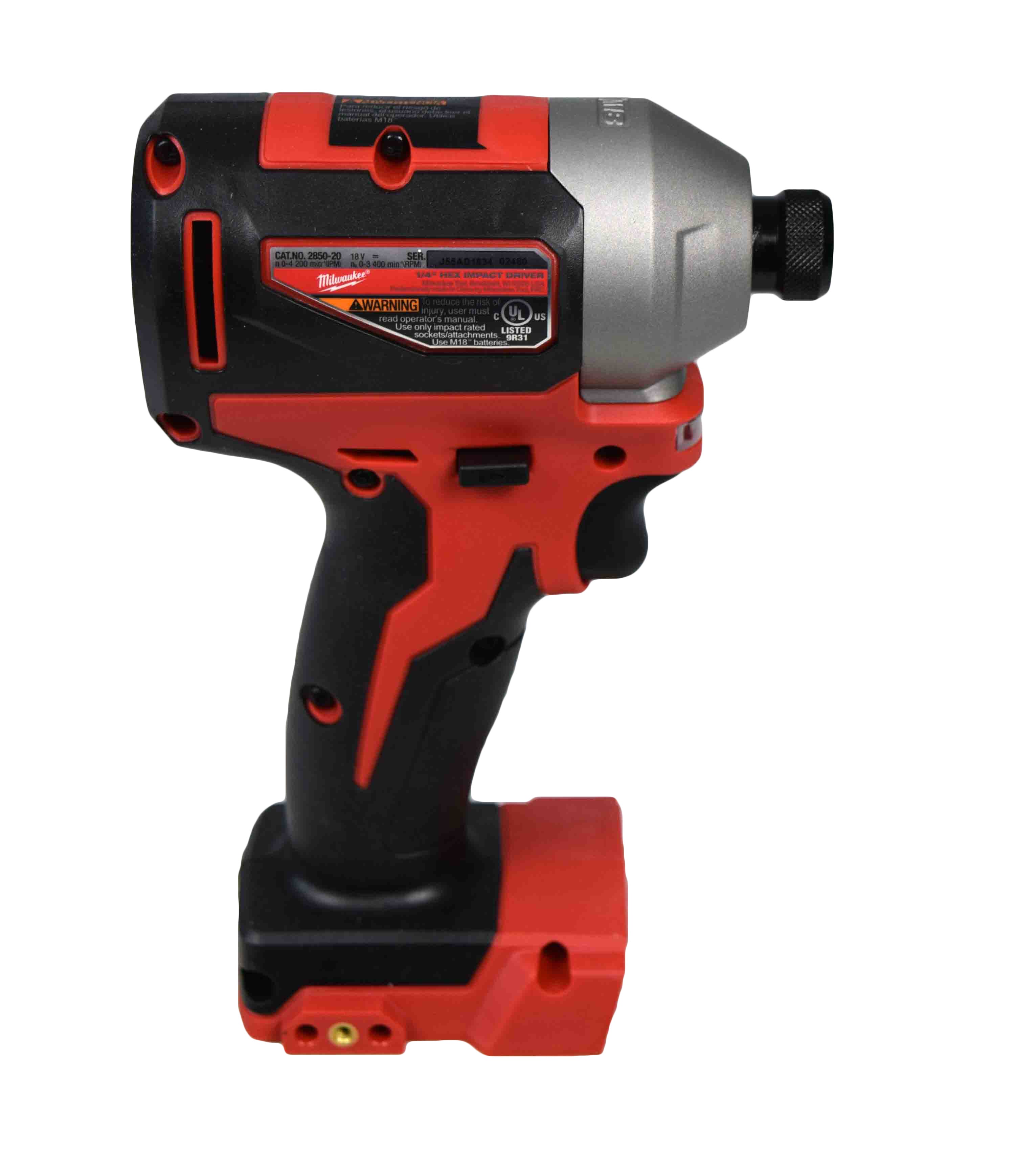 Milwaukee 2850-20 M18 18-volt 1/4-inch Brushless Hex Impact Driver - Bare Tool