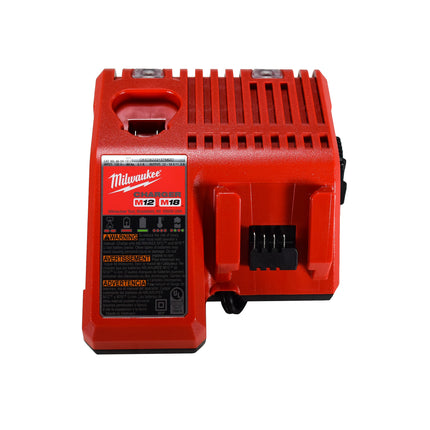 Milwauke 2854-22R M18 FUEL 18V Lithium-Ion Brushless Cordless 3/8 in. Compact Impact Wrench with Friction Ring Kit, Resistant Batteries