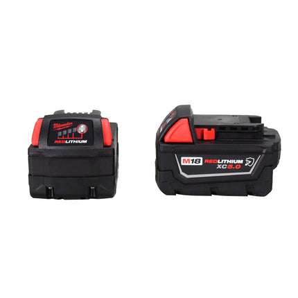 Milwaukee 2863-22R M18 FUEL ONE-KEY 18V Li-Ion Brushless Cordless 1/2 in. High-Torque Impact Wrench with Friction Ring, Resistant Batteries