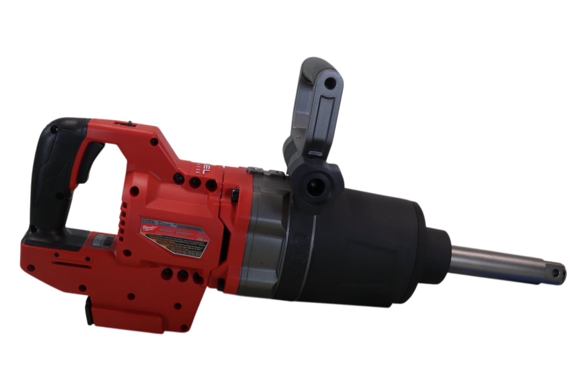 Milwaukee 2869-22HD M18 FUEL 18V Lithium-Ion Brushless Cordless 1 in. Impact Wrench Extended Reach D-Handle Kit w/Two 12.0 Ah Batteries