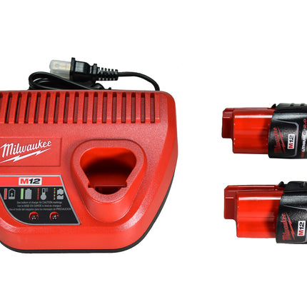 Milwaukee 3453-22 12V Fuel 1/4" Cordless Hex Impact Driver Kit