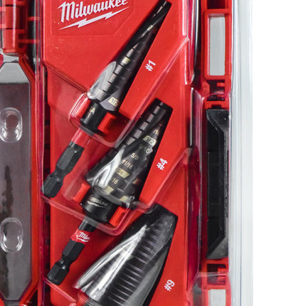 MILWAUKEE 48-89-9257 SHOCKWAVE Impact Duty Step Bit Electrician Set (#1, #4, #9)
