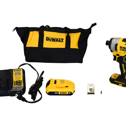 DeWalt DCF809D1 ATOMIC 20V MAX Brushless Cordless Compact 1/4 in. Impact Driver Kit