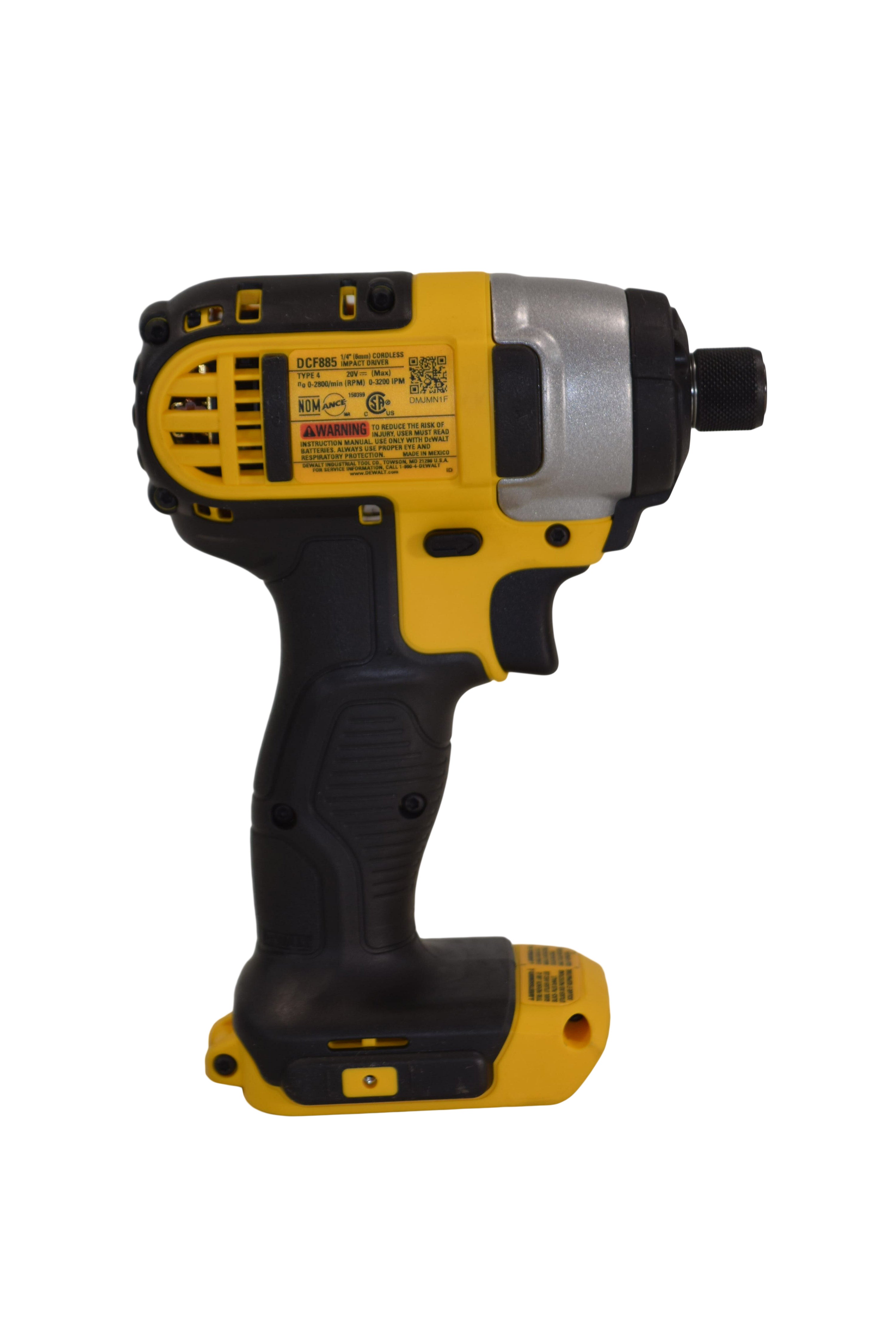 Dewalt DCF885B 20V MAX 1/4" Cordless Impact Driver DCF885 (Bare Tool)