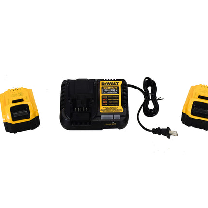 DeWalt DCF911P2 20V MAX Brushless Lithium-Ion 1/2 in. Cordless Impact Wrench with Hog Ring Anvil Kit with 2 Batteries (5 Ah)