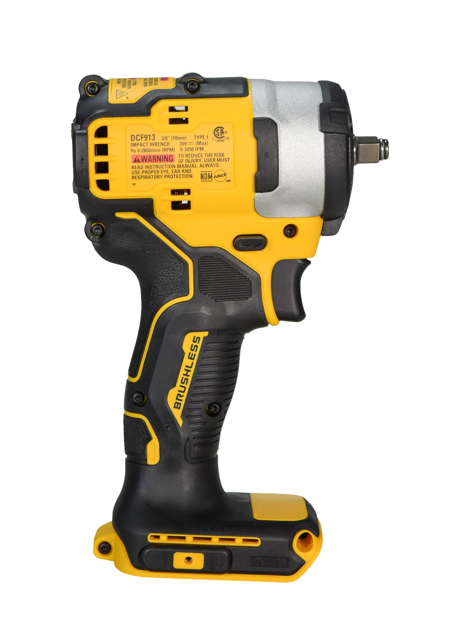 DeWalt DCF913B 20V Max  3/8" Cordless Impact Wrench with Hog Ring Anvil