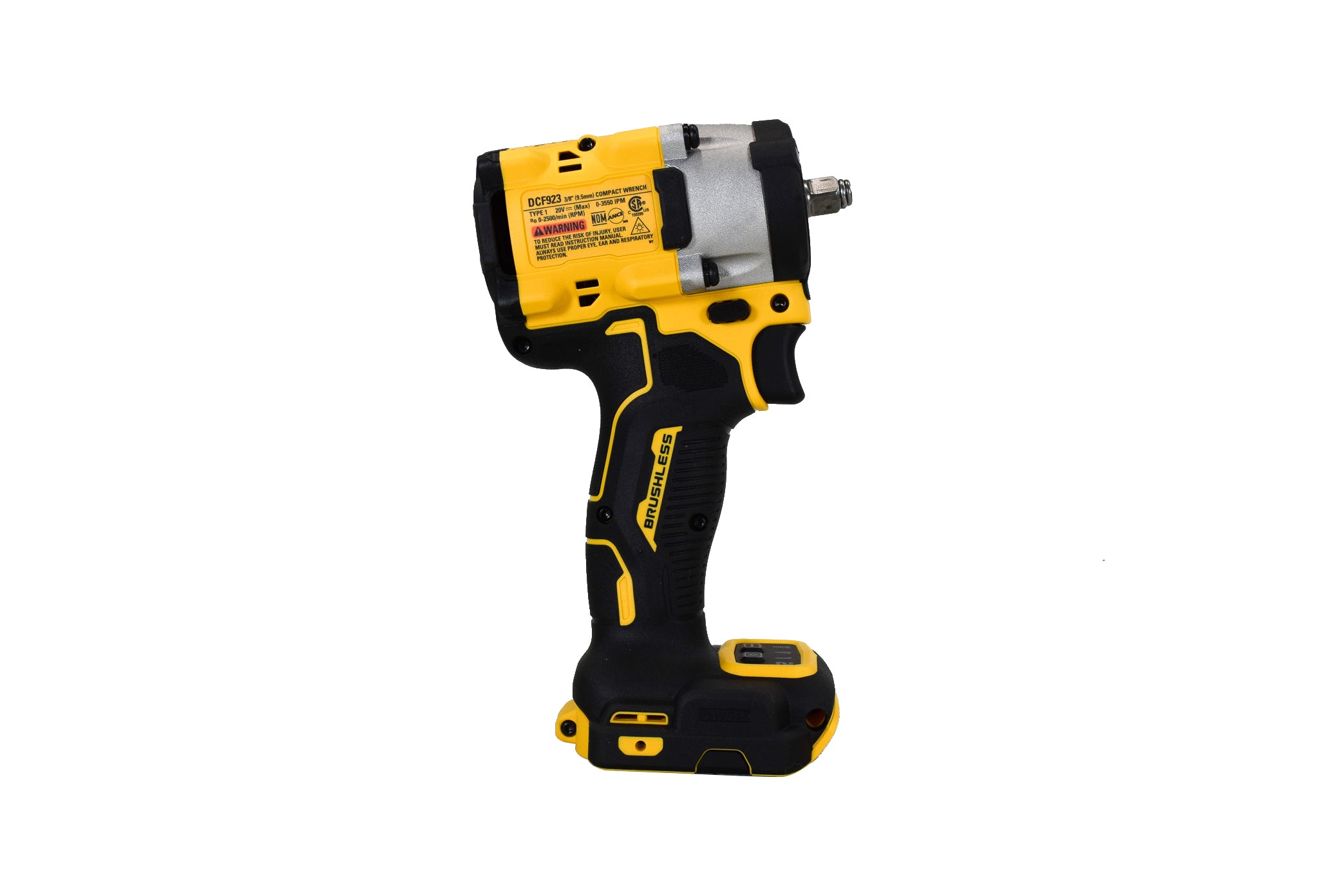 DeWalt DCF923P2 3/8" ATOMIC 20V MAX Cordless Impact Wrench with Hog Ring Anvil Kit