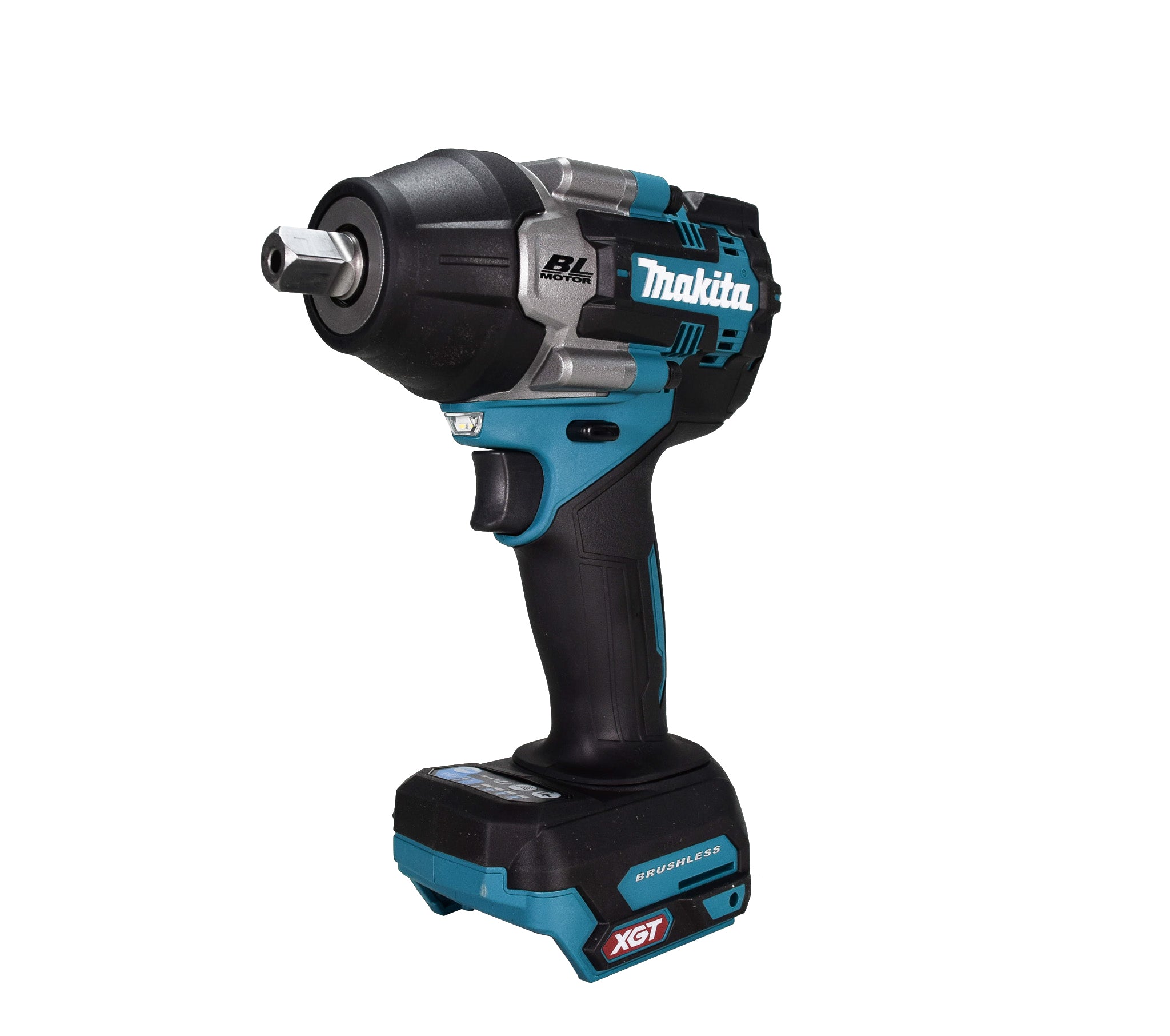 Makita GWT08D 40V max XGT Brushless Cordless 4‑Speed Mid‑Torque 1/2" Sq. Drive Impact Wrench Kit w/ Detent Anvil (2.5Ah)