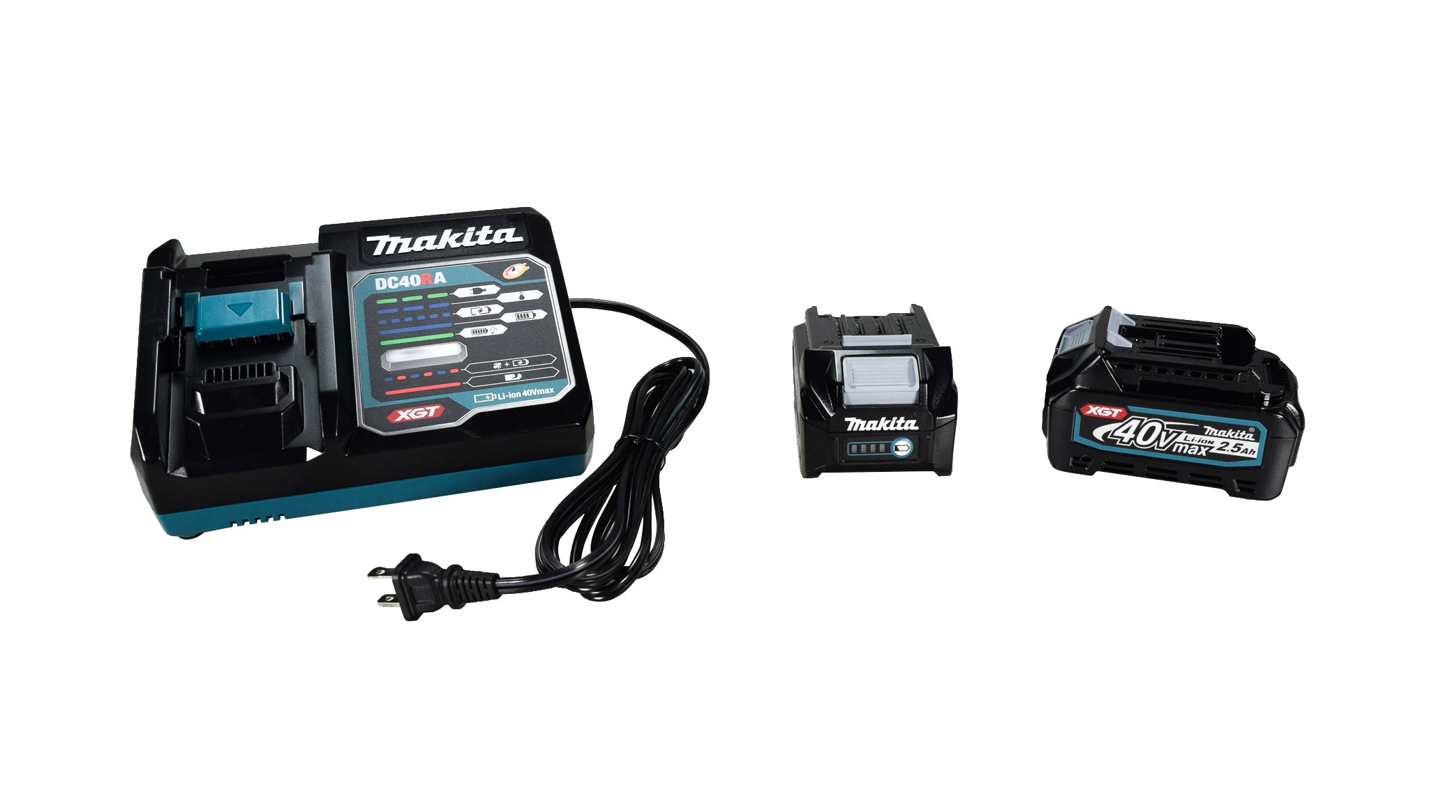 Makita GWT08D 40V max XGT Brushless Cordless 4‑Speed Mid‑Torque 1/2" Sq. Drive Impact Wrench Kit w/ Detent Anvil (2.5Ah)