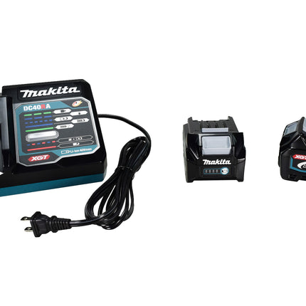 Makita GWT08D 40V max XGT Brushless Cordless 4‑Speed Mid‑Torque 1/2" Sq. Drive Impact Wrench Kit w/ Detent Anvil (2.5Ah)