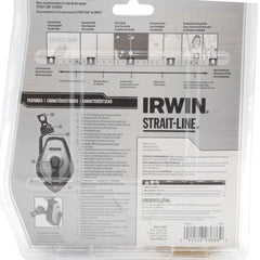 IRWIN Tools Strait-Line 1932887 Speedline Pro Chalk Reel, High-Visibility Blue, 100-Foot Capacity, Durable Chalk Line Tool with Ergonomic Grip, Anti-Jam Mechanism for Precision Marking