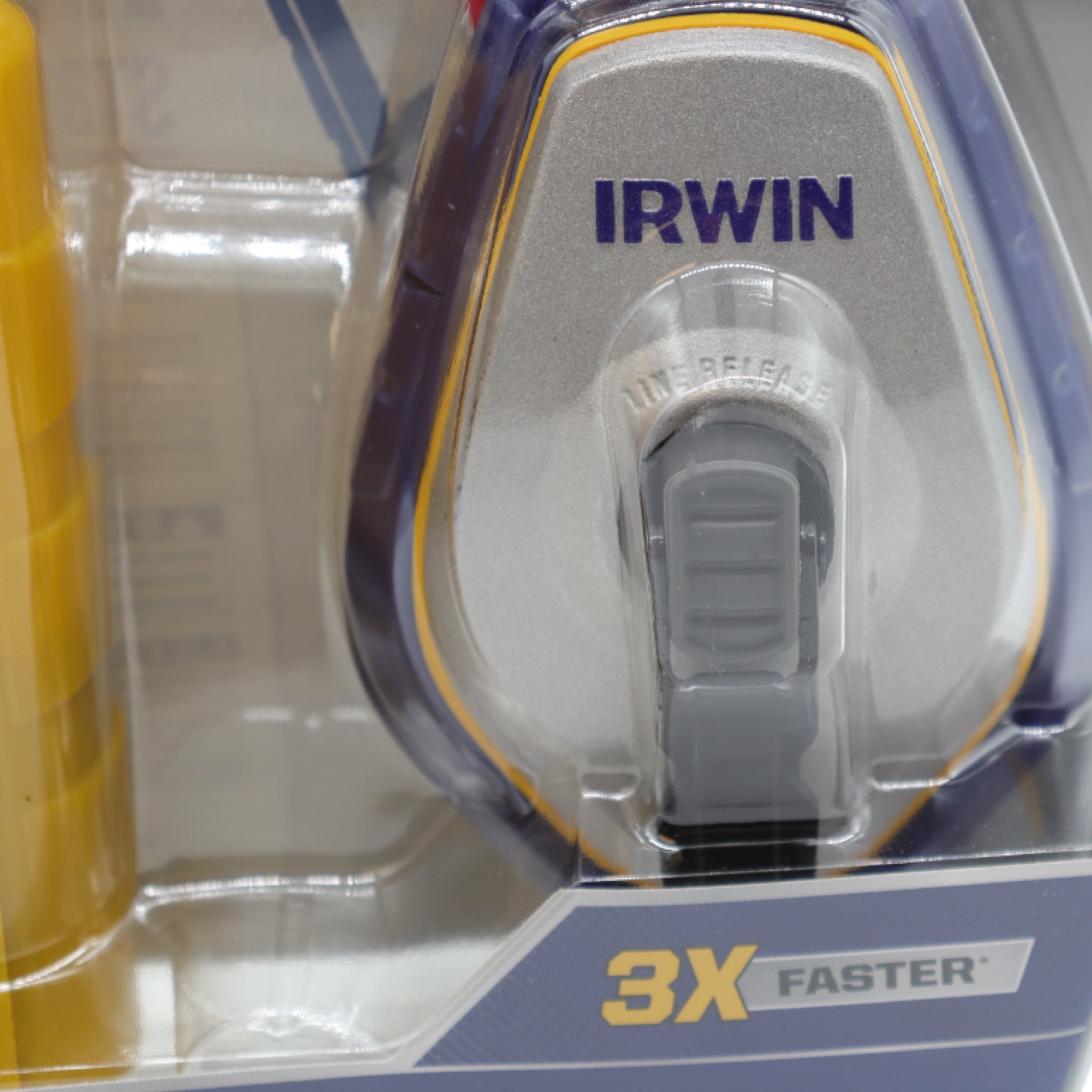 IRWIN Tools Strait-Line 1932887 Speedline Pro Chalk Reel, High-Visibility Blue, 100-Foot Capacity, Durable Chalk Line Tool with Ergonomic Grip, Anti-Jam Mechanism for Precision Marking