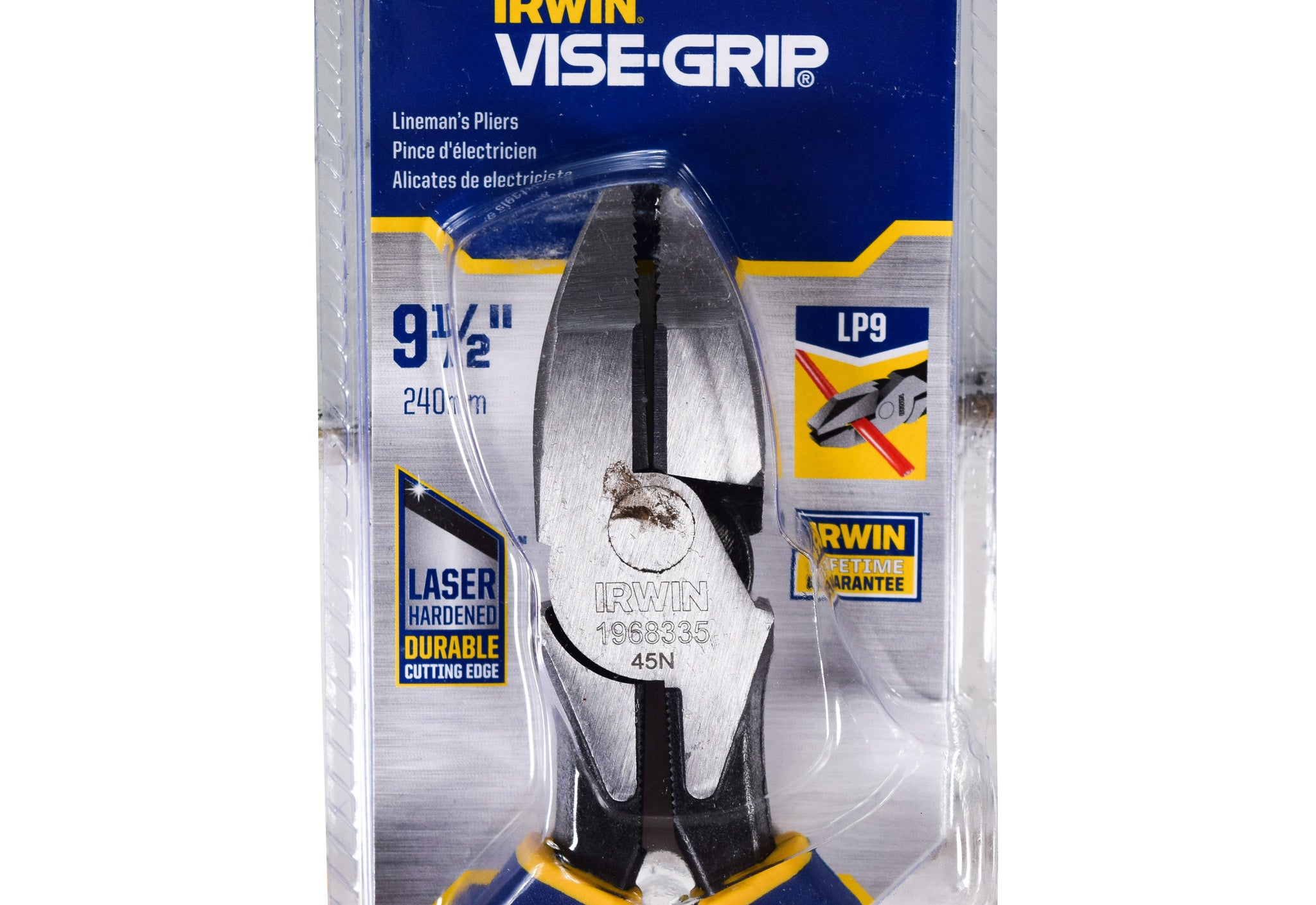 Vise-Grip 1968335 9.5" Lineman's Pliers W/LH Edge