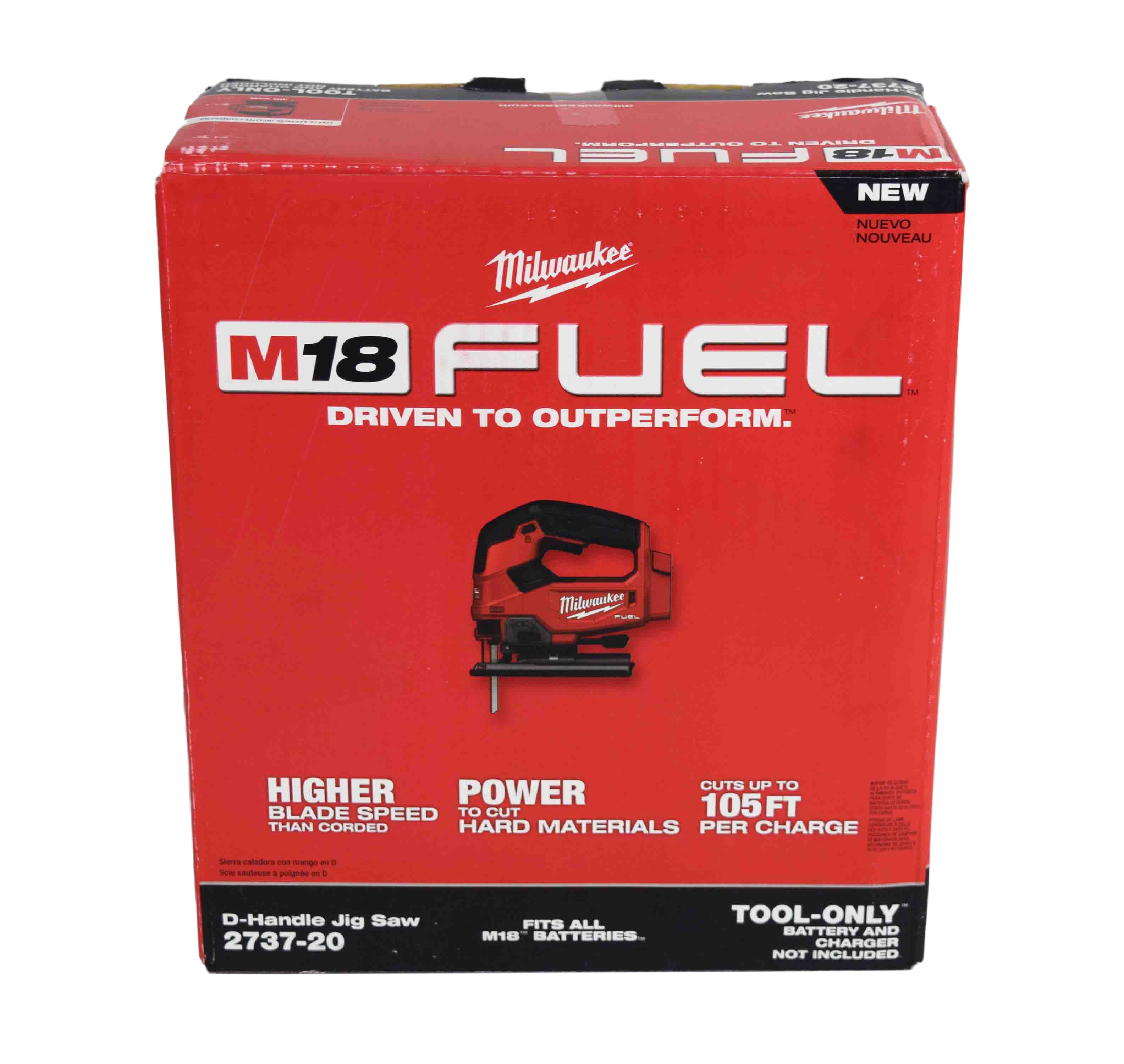 Milwaukee 2737-20 M18 FUEL 18-Volt Lithium-Ion Brushless Cordless Jig Saw (Tool-Only)