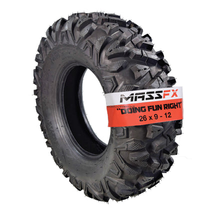 MASSFX KV26912 ATV KT Single Tire 26x9-12 Front 6Ply 26inch