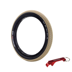 Kenda 3-Sixty Pro TR 120tpi Fold Tan 20x2.25 Bicycle Tire & Keychain (Single)