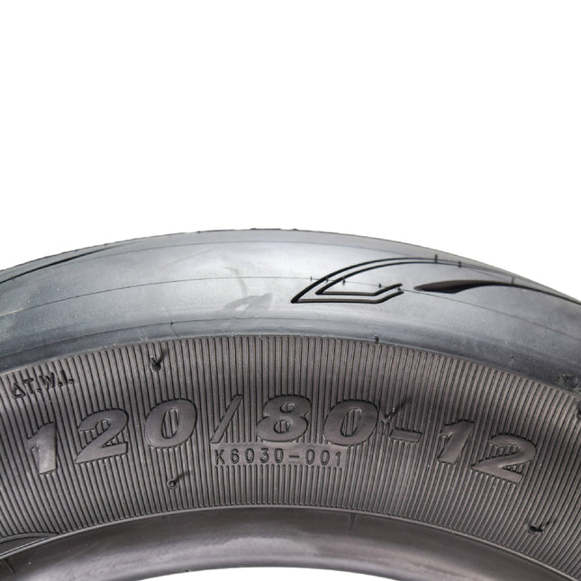 Kenda KD2 Kwick (KD2) 120/80-12 Rear Tire for Motorcycle & Scooter w/ Keychain - Radial Tire with Top-Speed Stability & Excellent Wet Grip - Fit with Honda Grom (120/80-12)