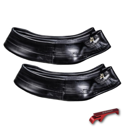 Kenda Heavy Duty Off-Road Inner Tube 80/100-21 - Butyl Rubber Construction with TR-6  Valve Stem for Reliable Air Retention, Puncture Resistance & Durability for Motocross, & Enduro w/Keychain(2-Pack)