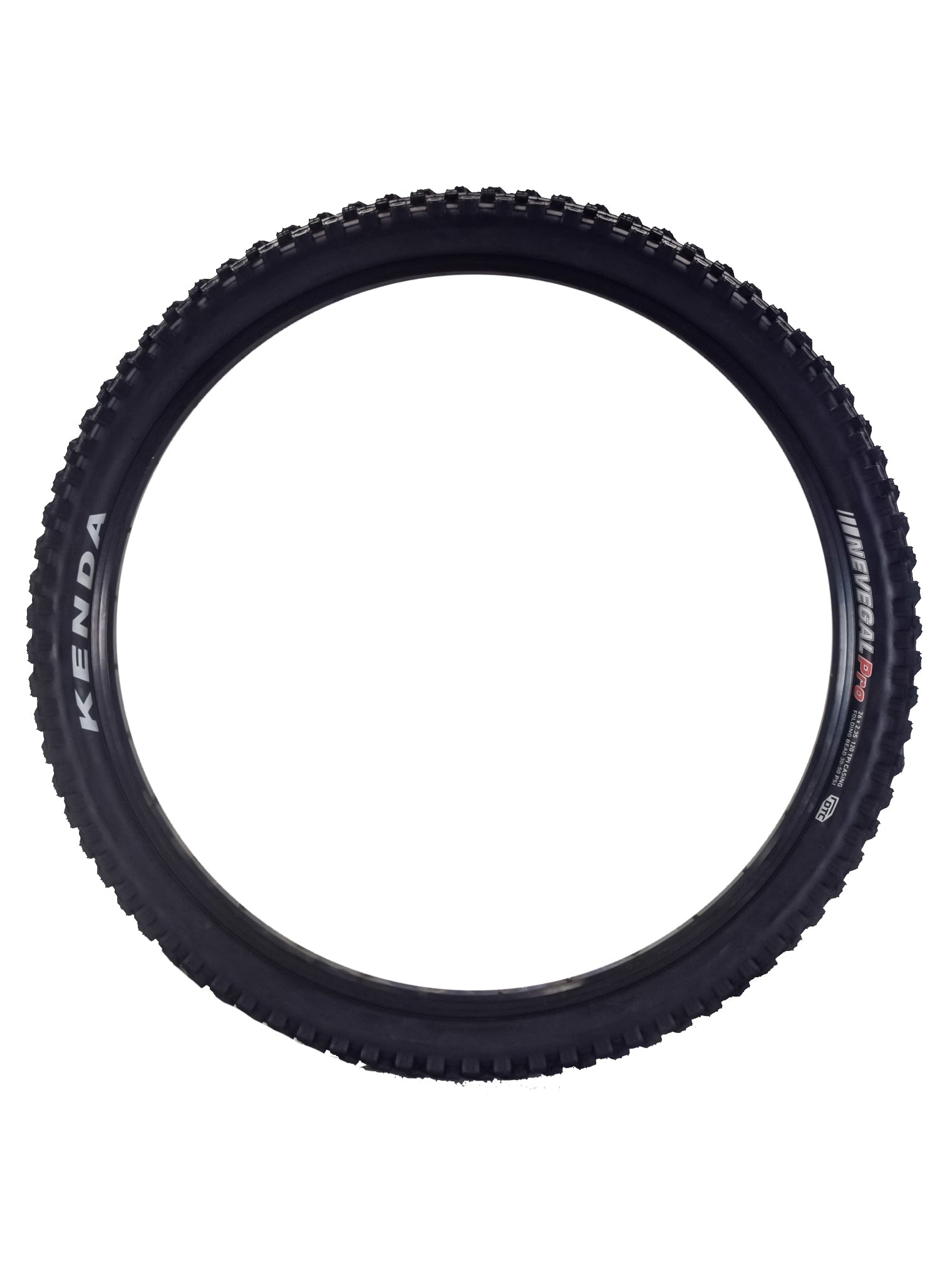 Kenda Nevegal Pro DTC 120tpi Fold 26x2.35 Gravity/DH MTB Bicycle Tire with Tube