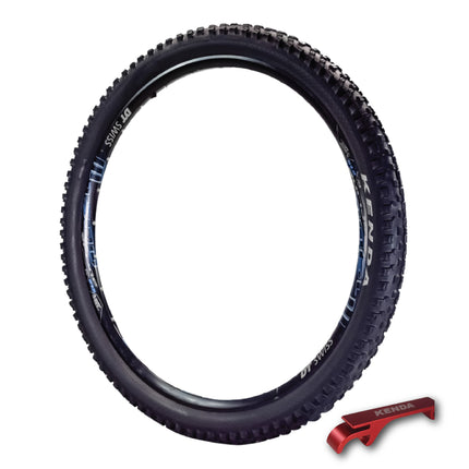 Kenda Nevegal 2 Pro K1211 29x2.60 Mountain Bike Tire with an Aggressive Tread for Hard Pack & Loose Terrain for All-Mountain/Downhill/Freeride Bicycle Speed up to 30 mph with Kenda Keychain