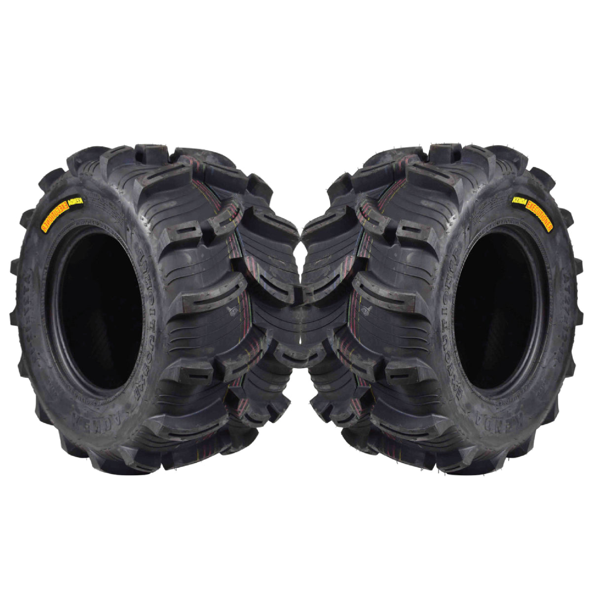 Kenda Executioner K538 - 27x12-12 Rear Tires for All Terrain (ATV), UTV, and Side by Side (SxS) Vehicles - 6-Ply - 27x12x12 (2 Pack)