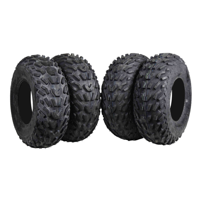Kenda Pathfinder K530 18x7-7 Front Off-Road Tires for 4x4 ATVs, UTVs Vehicles and Go-Karts  - Durable Traction for Rugged Adventures - 2 Ply All-Terrain Tire 18x7x7 (4 Pack)