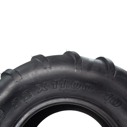 Kenda (K472) 22x11-10 Tractor & Trailer Tires for Agricultural Use  - 4-Ply- Chevron Bar Tread with Kenda Keychain - 22x11x10 22-11-10 (2-Pack)