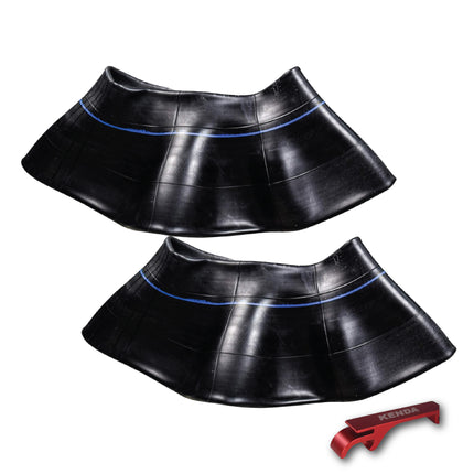 Kenda Heavy Duty ATV Inner Tube 20x7-8 – Butyl Rubber Construction with TR-6 Valve Stem for Reliable Air Retention, Puncture Resistance & Durability; for ATV & Quad Off-Road Riding w/Keychain(2-Pack)