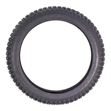 Kenda Small Block K262 2.75-17 Tube-Type (TT) Tire & TR-4 275/300-17 Tube for Small Street and Trail Bikes, Dirt Bikes, and Scooters - Durable Off-Road and On-Road Performance with Keychain