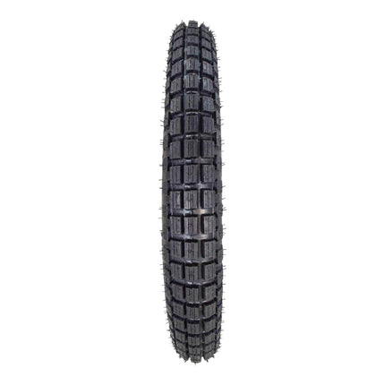 Kenda Small Block K262 2.75-17 Tube-Type (TT) Tire & TR-4 275/300-17 Tube for Small Street and Trail Bikes, Dirt Bikes, and Scooters - Durable Off-Road and On-Road Performance with Keychain