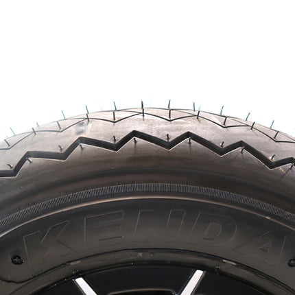 Kenda Hole-N-1 K389 20x10-10 Tubeless Golf Cart Turf Tire with 4-Ply Rating & Pre Assembled Matte Black Wheel with Keychain Hole in one 20/10/10 – 4 Pack