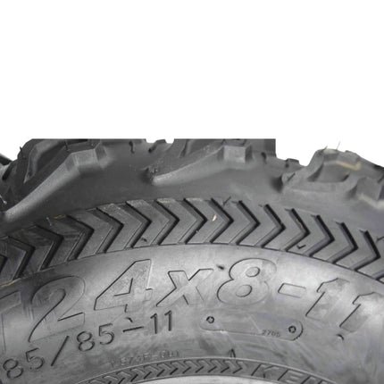 Kenda Bearclaw EX K573 - 24x8-11 Front Tires for All Terrain (ATV), UTV, and Side by Side (SxS) Vehicles - 6-Ply - Bear Claw EX 24x8x11 (2-Pack)
