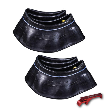 Kenda Heavy Duty ATV Inner Tube 4.00-8 – Butyl Rubber Construction with TR-87 Valve Stem for Reliable Air Retention, Puncture Resistance & Durability; for ATV & Quad Off-Road Riding w/Keychain(2-Pack)